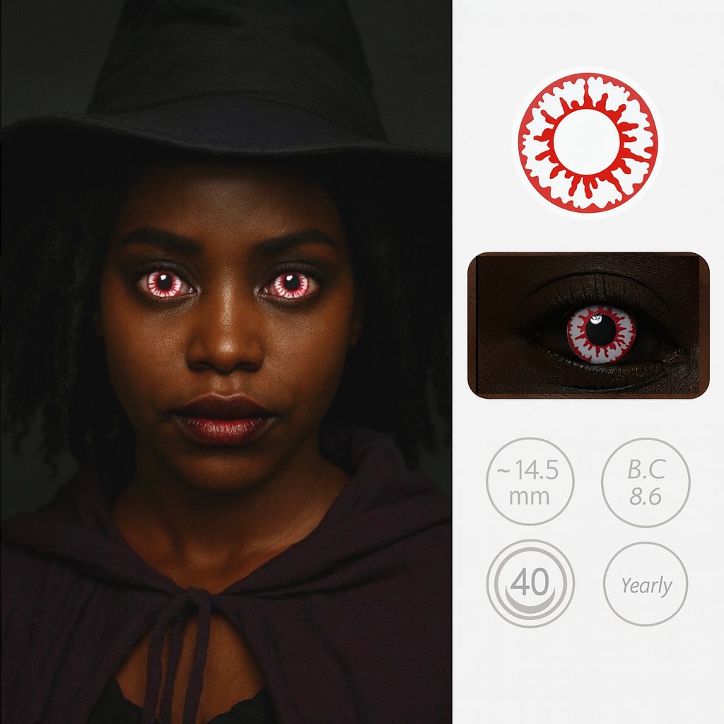 Crimson Veins | Halloween Contact Lenses