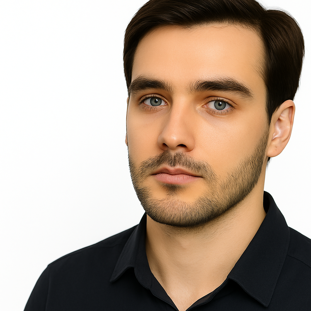 Natural Eyes Blue Tropical contact lenses male