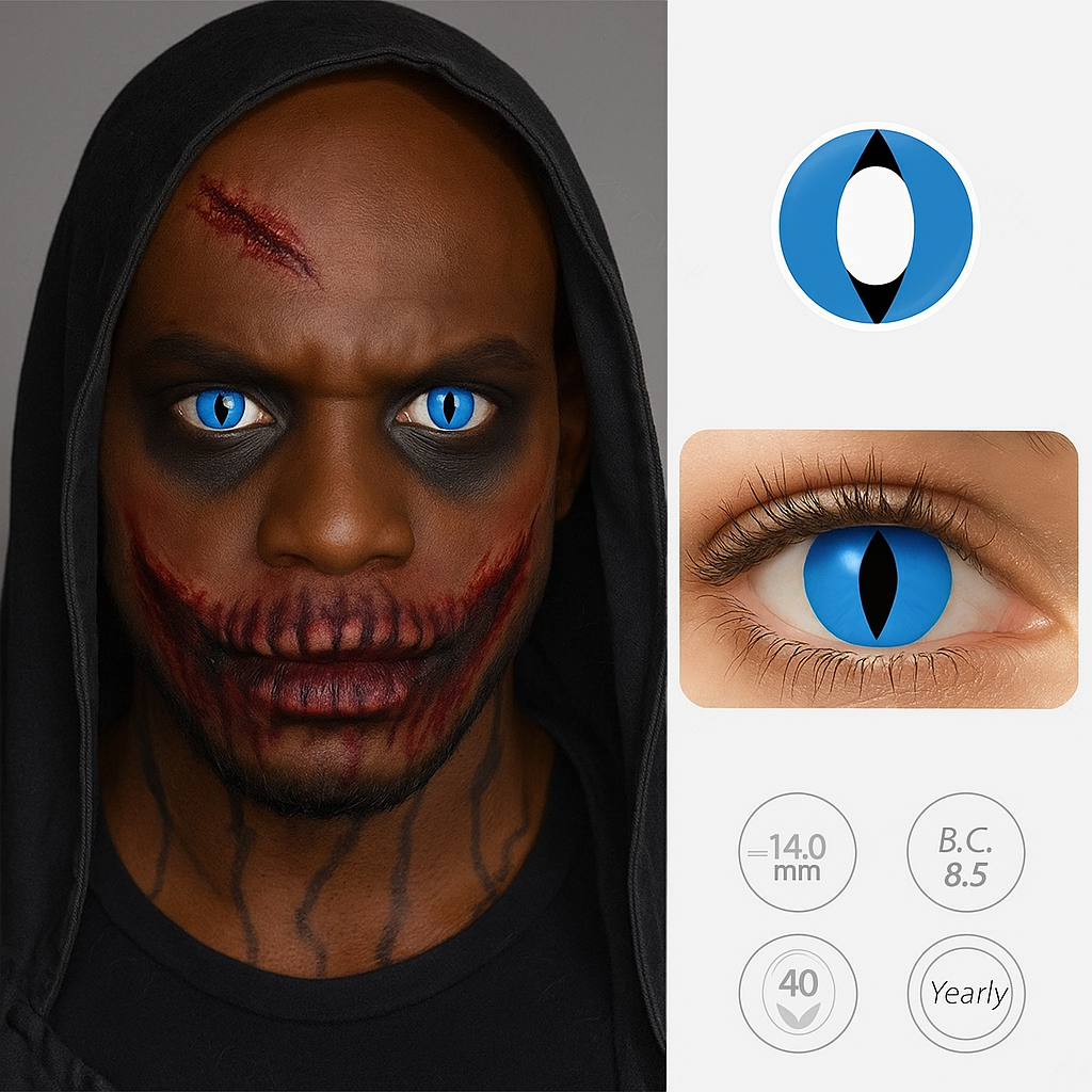 Arctic Beast Halloween contact lenses for men