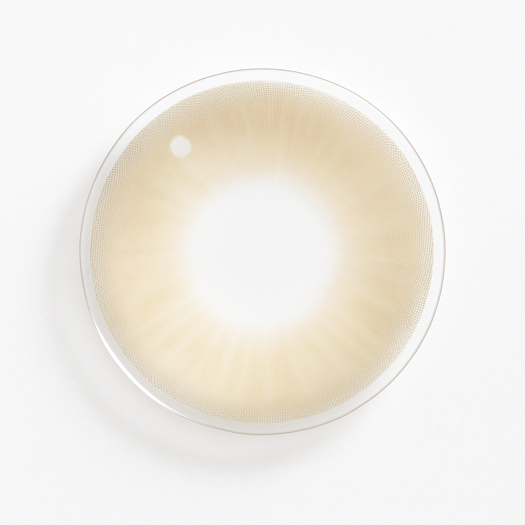 Fusion Natural yearly hazel-brown contact lenses