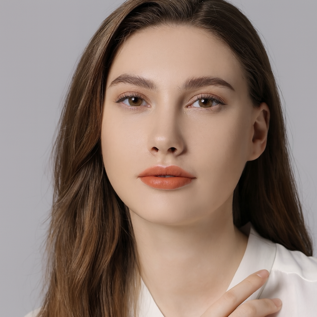 Model wearing Panther brown lenses for a fierce and panther-inspired eye transformation