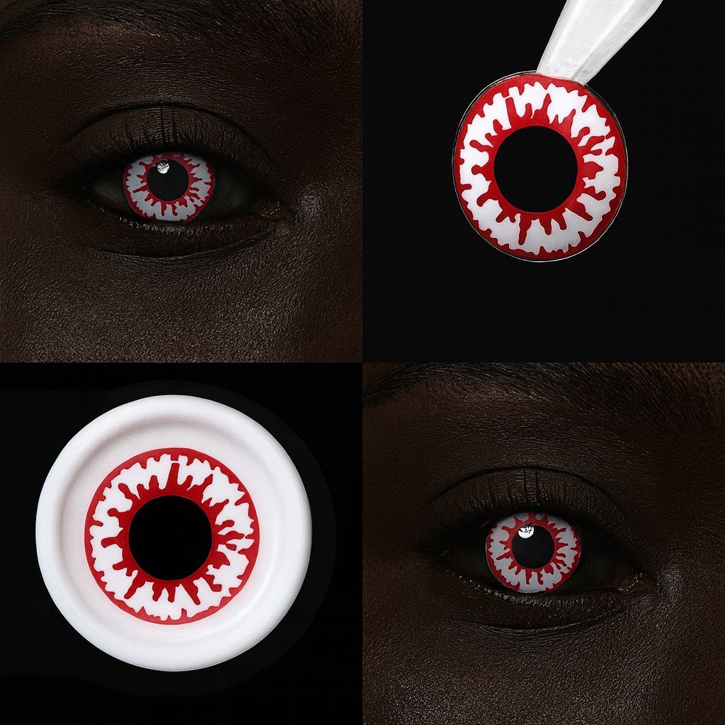 Crimson Veins | Halloween Contact Lenses Contact Lenses natura-eyes 