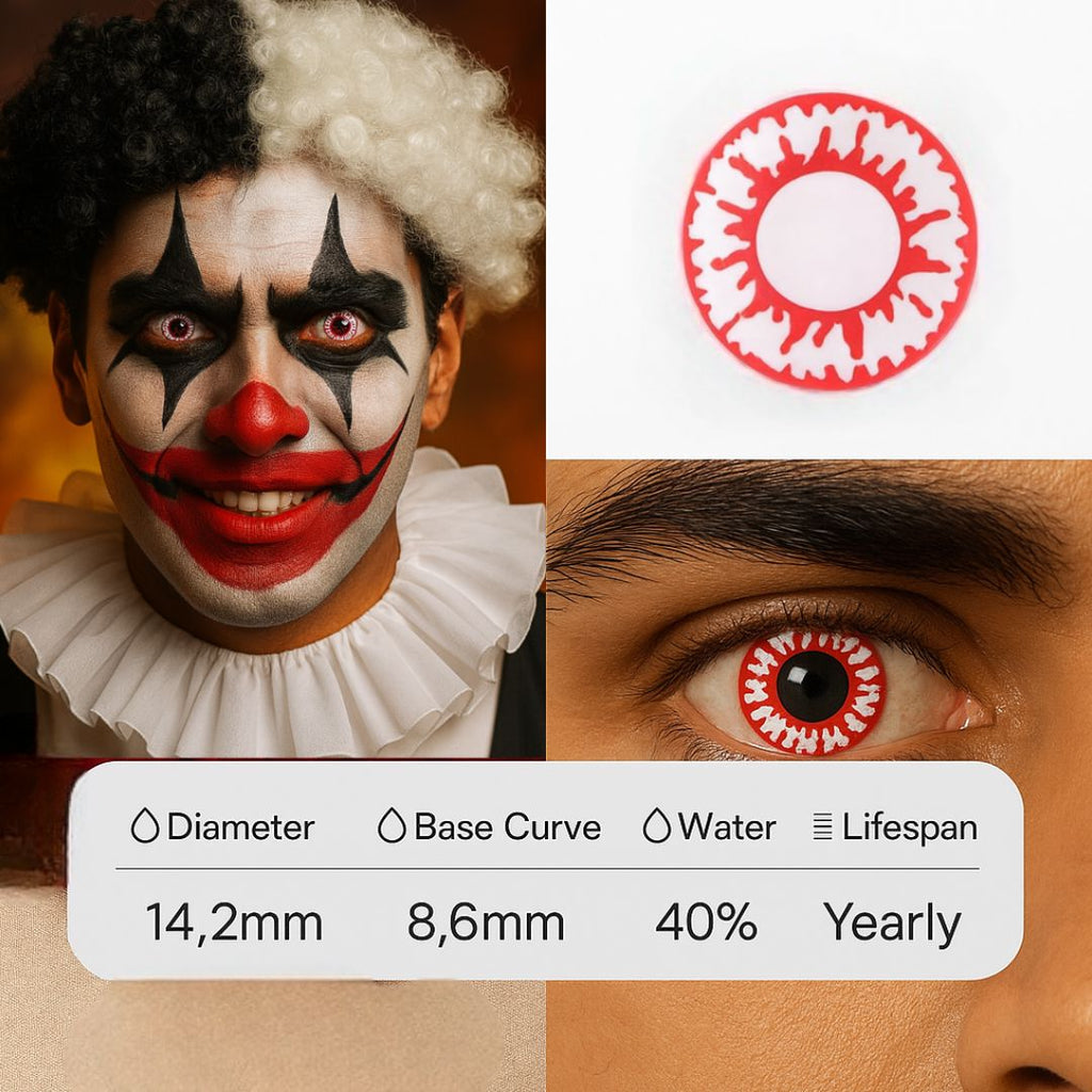 Scarlet Hex | Halloween Contact Lenses For Men Contact Lenses natura-eyes 