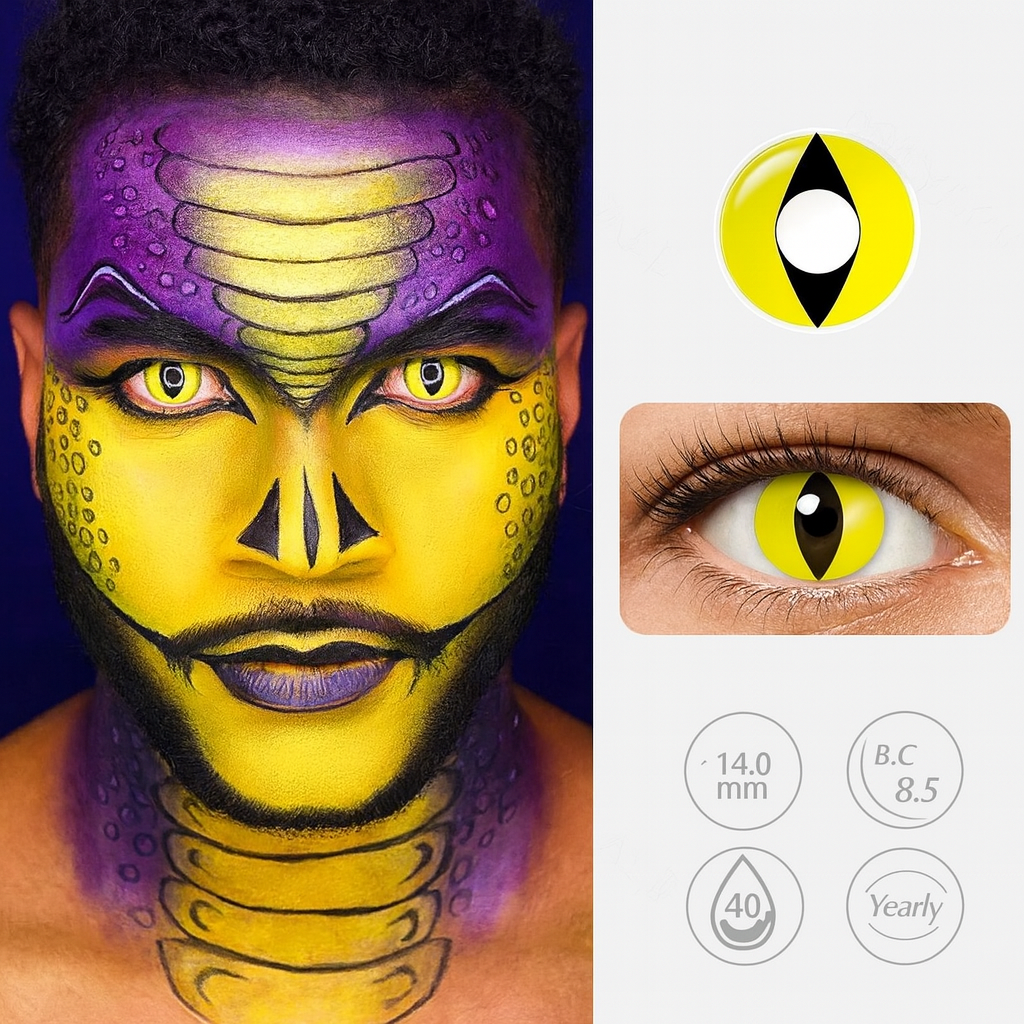 Infernal Gaze Halloween Contact Lenses | Halloween Contact Lenses For Men