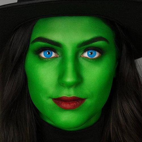 Blue Toxic | All Blue Halloween Contact Lenses Contact Lenses natura-eyes 14.0mm 8.5 Blue
