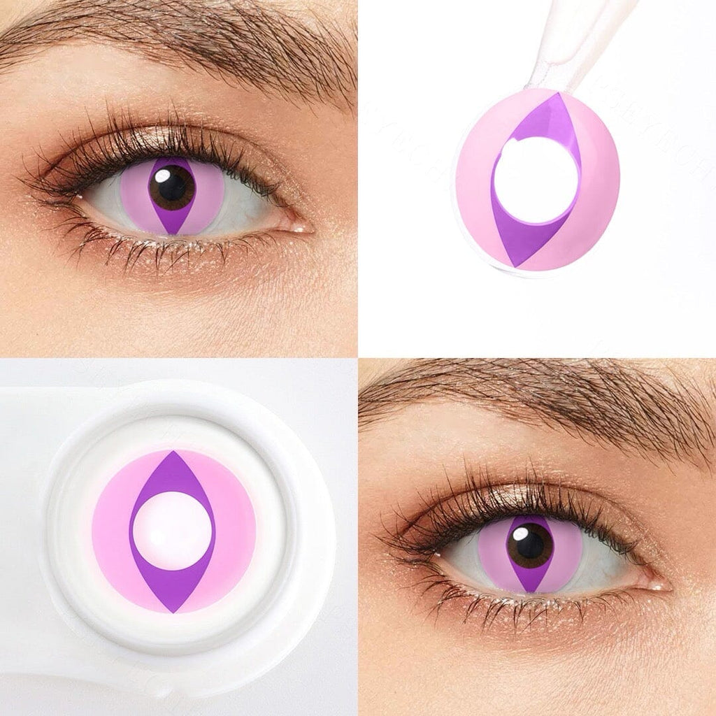 Blush Predator | Halloween and Cosplay Contact Lenses Contact Lenses natura-eyes 14.0mm 8.5 Pink